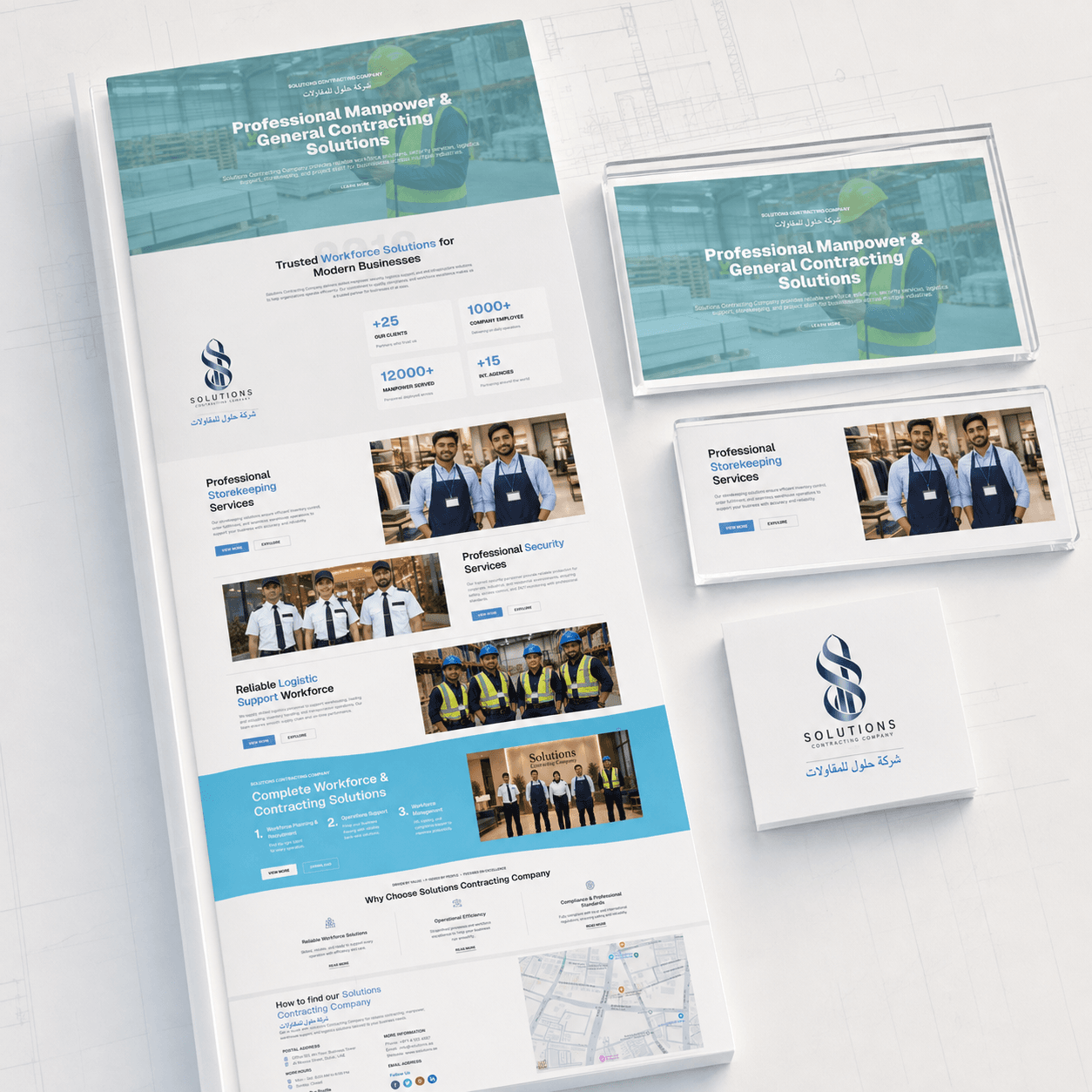 Solutions Contracting Group services pages