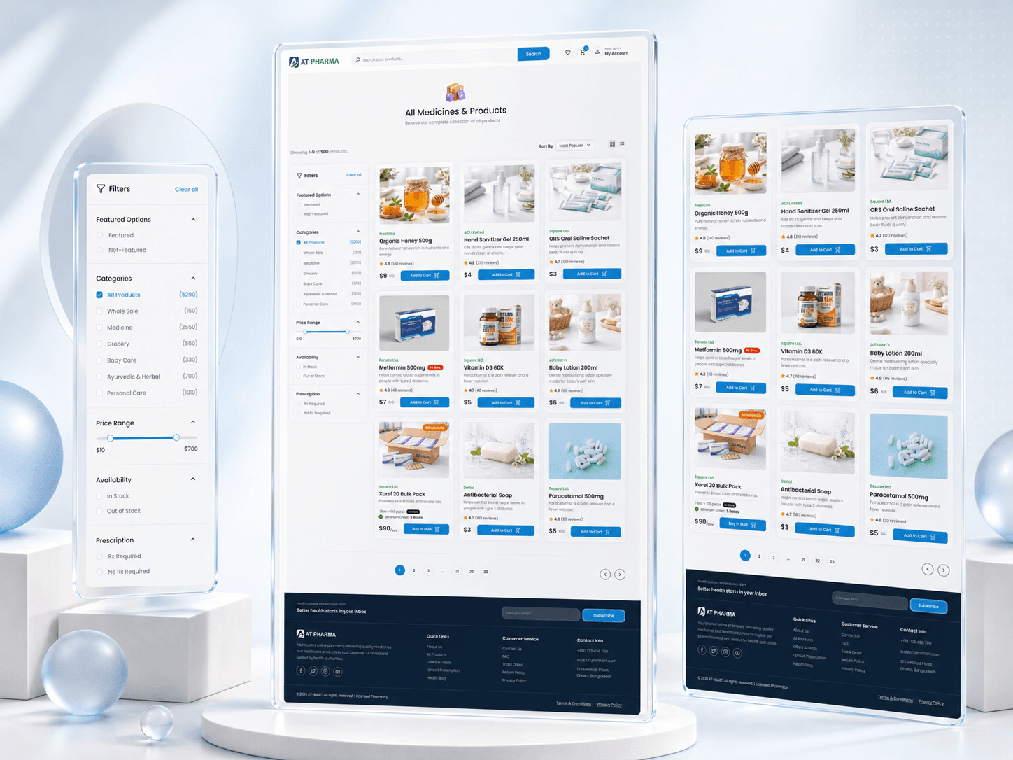 AT-Pharma management dashboard
